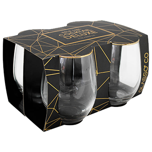 SET 4 VASOS COCKTAIL GLASSO