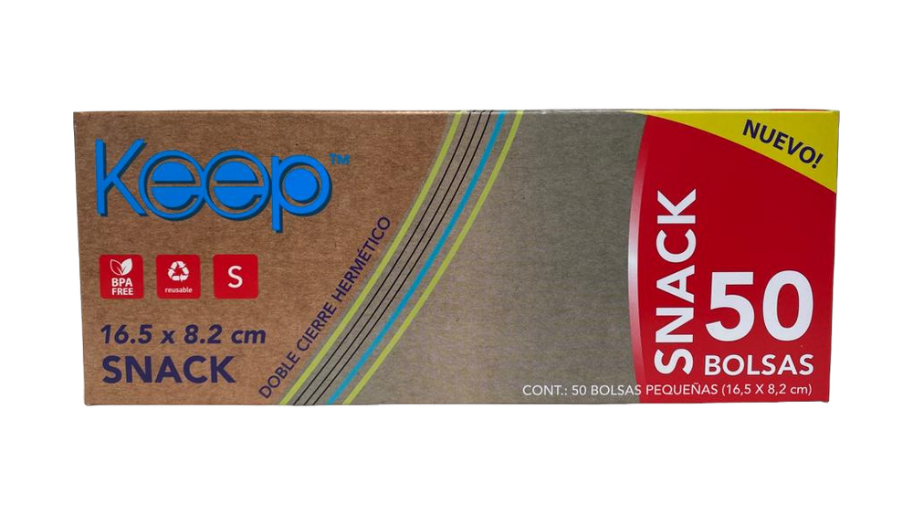 BOLSA HERMETICA SNACK 50UN