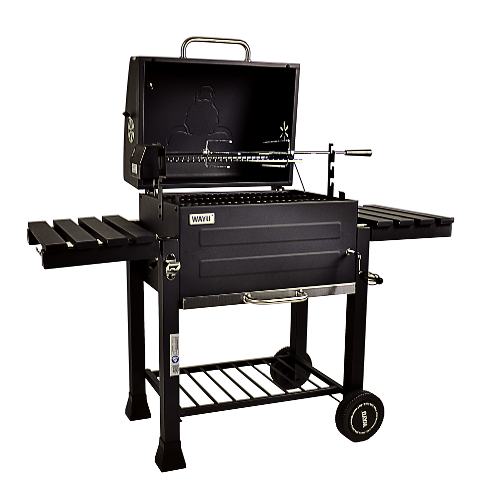 PARRILLA A CARBON CON SPIEDO WAYU